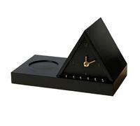 Bedside Clock - Book Storage Clock with Light and Storage Space Saving Side Shelf Bedside Table with Light and Drink Holder for Men, Women, Friends, Teachers, Students, Writers, Liebh