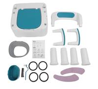 Bedside Commode 330.7lb Weight Capacity Bedside Commode Toilet Bedside Potty Chair with Anti Slip Foot Pads for Elderly Pregnant Women