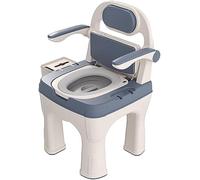 Bedside Commode Chair with Armrests and Soft Cushion - Easy Assembly, High Weight Capacity for Enhanced Safety and Comfort