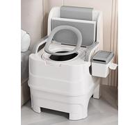 Bedside Commode, Portable Toilet For Adults, Commode Chair For Toilet With Arms, Increase The Seat Ring,Height Adjustable,Suitable For The Elderly, Pregnant Women And People With Physical Disabilities