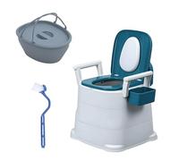 Bedside Commode, Portable Toilet for Adults, Commode Chair for Toilets with Arms, Toilet Chair Seat with Detachable Armrest, Adult Potty Chairs for Elderly and Disabled