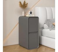 Bedside End Table with Drawer and Storage Compartment Small Nightstand for Bedroom Narrow Design (Color: C Size: 30cm/11.8in)