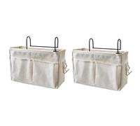 Bedside Hanging Bag Storage Bedroom Magazine Toy Rack Baby Tissue Box Home White