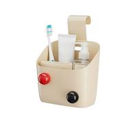 Bedside - Hanging Storage Basket with Hooks, Large Capacity Box | Wall Mounted Dorm Shelf Container | Space Saving for Bedroom, Bathrooms