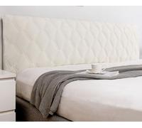 Bedside Headboard-Cover,Bed Head Cover High Stretch Velvet Dustproof Bed Headboards Slipcover Modern Elastic Bedspread For Single Double King Bed Head Back Protector ( Color : #1 , Size : 120cm/47in )