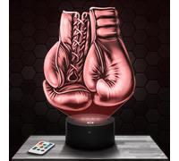 Bedside lamp Boxing Gloves Thai French English Decoration. Gift idea for Men Boxing Gloves Adult Night Light Room Decor. Original Christmas, Gift idea for Men TOP