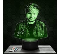 Bedside lamp E. Sheeran Decoration British Singer Gift idea for Men and Women Night Light Object Adult Bedroom Decor. Original Christmas, Gift idea for Men and Women