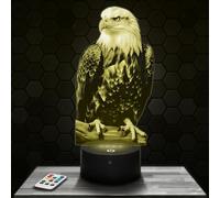 Bedside lamp Eagle Decoration Collection Wild Animal Gift idea Man Woman nightlight Adult Decor Bedroom Gift idea Christmas Man Woman Original