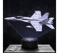 Bedside lamp Fighter Jet Decoration Collection Warplane Pilot Army Gift idea for Men and Women nightlight Object Adult Bedroom Decor. Original Christmas, Gift idea for Men and Women.