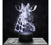 Bedside lamp Giraffe Decoration Wild Animal Africa. Gift idea for Men and Women Giraffe Object Adult Night Light Room Decor. Original Christmas, Gift idea for Men and Women. TOP