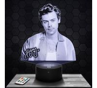 Bedside lamp H. Styles Decoration Collection British Pop Singer Gift idea for Men and Women H. Styles Night Light Adult Bedroom Decor. Original Christmas, Gift idea for Men and Women TOP