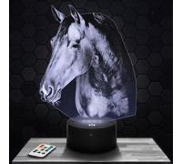 Bedside lamp Horse Decoration Animal Riding. Gift idea for Men and Women, Horse Object, Adult Night Light, Bedroom Decoration. Original Christmas, Gift idea for Men and Women.