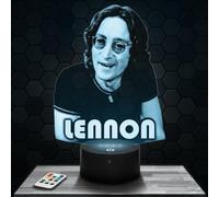 Bedside lamp J. Lennon British Singer and Songwriter Decoration Gift idea for Men and Women J. Lennon nightlight Adult Bedroom Decor Christmas, Gift idea for Men and Women Original