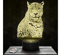 Bedside lamp Jaguar Wild Animal Decoration Feline. Gift idea for Men and Women Jaguar Object Adult Night Light Room Decor. Original Christmas, Gift idea for Men and Women.