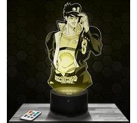 Bedside lamp, JoJo's Bizarre Adventure Manga 3D LED Illusion Night Light, Christmas Birthday Gift idea for Boys and Girls Children's or Adult Bedroom Night Light TOP
