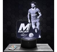 Bedside lamp M. Salah Football Decoration Footballer, Gift idea for Sporty Men M. Salah Football Night Light Adult Bedroom Decor. Original Christmas, Gift idea for Men
