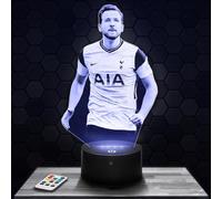 Bedside lamp, Night Light H. Kane Football Player Sport 3D LED Illusion Lamp, Christmas Birthday Gift Idea for Boys and Girls Night Light Children's or Adult Bedroom
