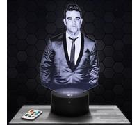 Bedside lamp R. Williams Decoration British Singer Gift idea for Men and Women Night Light Adult Bedroom Decor. Original Christmas, Gift idea for Men and Women