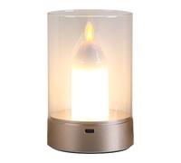 Bedside Lamp, Rechargeable Night Light, Touch Mood Light, Portable - Warm Mood Lighting - Indoor Decoration for Bedroom, Baby Room and Camping