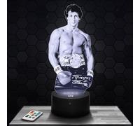 Bedside lamp S. Stallone Actor Decoration. Gift idea for Men and Women, S.Stallone Object, Adult Night Light, Bedroom Decoration. Original Christmas, Gift idea for Men and Women.