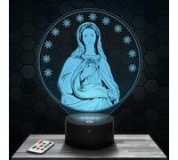 Bedside lamp Virgin Mary Religion Catholic Christian Christ Decoration. Gift idea for Men and Women Virgin Mary Religion Night Light Adult Room Decor. Original Christmas, Gift idea for Men and Women.