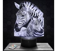 Bedside lamp Zebra Wild Animal Africa Decoration. Gift idea for Men and Women, Zebra Object, Adult Night Light, Bedroom Decoration. Original Christmas, Gift idea for Men and Women.