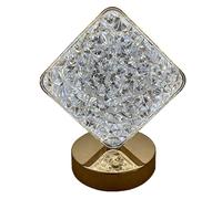 Bedside Lamps - Dimmable LED Table Lamp Chinese Style | USB Rechargeable Bedside Lamp with 1500mAh Battery and USB Ports for Bedroom, Living Room, Home or Coffee Table,