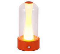 Bedside Lamps, Touch Control Glass Table Lamp, Small Touch Control Bedside Lamp 3-Color Dimmable, USB Rechargeable Portable Night Lamp for Christmas Living Room Bedroom Decor Gift [Energy Class E]