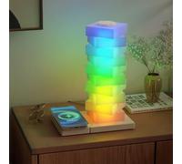 Bedside Lamps with Wireless Charger,Dimmable Mood Lighting for bedroom,DIY Luminorthe Cube Table Lamp,16 colour changing lamp with Touch Control,LED Night lights for adults,Gifts for Kids Birthday