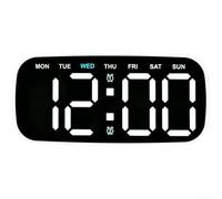 Bedside LED Clock Mute Night Light Mode(D)