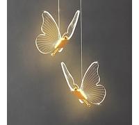 Bedside Light,with Long Line,Dining Room Lighting,Stair Light Art Chandelier,Led Butterfly Ceiling Light,Creative Home Decoration Lighting/2 Pcs/1 Pc