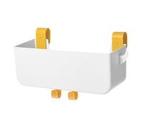 Bedside OrgáNīSER - PP 12×8×5.6in | Bedside Câddŷ Pocket Storage Holder Basket With Hooks| Sofa And Bed Hanging Box Organizer For Remote Phone Books Control Tablet Glasses Nightstand Dorm Room Home