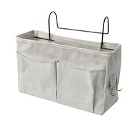 Bedside Organizer, Adjustable Space-Saving Storage Pocket, Portable Nursery Bedside Diaper Caddy, Foldable Design with Quick Setup for Dorm Bunk Bedroom Kids Room Travel Baby Bottle Toy Tissue Book