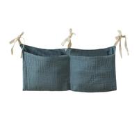 Bedside Organizer for - Bedside Organizer for Cribs, Lightweight Storage Box for Nursery | for Books, Milk Bottles, Wipes, Nappies,