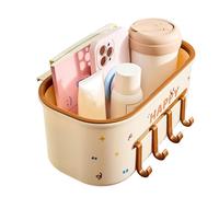 Bedside Organizer - Storage Pocket 27x18x13cm, Modern PP Storage Box, Multipurpose Blanket Box Design Storage | Compact Rail Basket for Bedroom, Dor