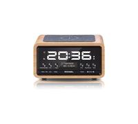 Bedside Radio, DAB/DAB & FM Radio, Alarm Clock, Wireless Phone Charging, Large Digit Display, Dual Bedside Alarm Clock with Wireless Streaming