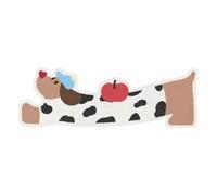 Bedside Rug - Dachshund Doormat - Cartoon Shower Mat | Adorable Fluffy Dachshund Rugs, Irregular Shape Rug, Doormat for Dachshund Entrance Door,