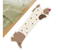 Bedside Rug - Dachshund Doormat - Cartoon Shower Mat | Adorable Fluffy Dachshund Rugs, Irregular Shape Rug, Doormat for Dachshund Entrance Door,
