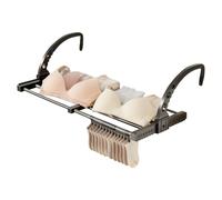 Bedside Shelf for Dormitory, Foldable and Adjustable Stand - Retractable Clothes Rack - for Balcony, Home, College Students, Cribs, Students, Cribs, Nappies, Towels