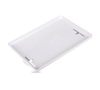 Bedside Shelf, Space Saving Clip On Nightstand with Cable Holes Floating Bed Side Table Tray Organizer White Bedside Storage Shelf for Bunk Beds