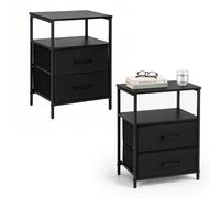Bedside/side table, bedside cabinet/chest/console, 2 drawers