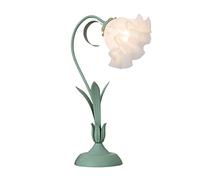 Bedside Stained Glass Flower Table Reading s 4-Way Dimmable Nightstand Desk Lights, One-Light,19.6 in/50cm Tall for Bedroom, Living Room, Office, Dresser