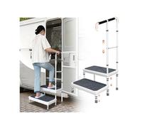 Bedside Steps for High Beds Assist Rail Medical Step Stool with Handle for Elderly Adults Bed Stairs Adjustable Step Platform Mobility Stepping Foot Stool for Bed Handicap 400lb Step Ramp