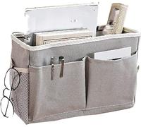 Bedside Storage Pocket,Bedside Storage PocketBedside The Bedside Shelf Hangs The Wall Put The Mobile Phone Storage Box Dormitory Bedside Basket(Color:Grey) Color (Color : Grey)