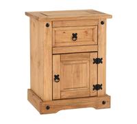 Bedside Table 1 Door 1 Drawer Corona Pine Bedroom Storage