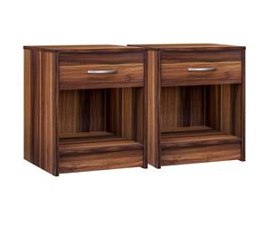Bedside Table 2Pcs Merano Design 50x40x35cm