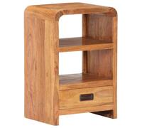 Bedside Table 40x30x60 cm Solid Acacia Wood Honey Finish Berkfield Home Brown One Size