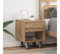 vidaXL Bedside Table 2 pcs Artisan Oak 40.5 x 40 x 48 cm