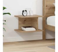 Bedside Table Artisan Oak 40x30x25 cm Engineered Wood Modern Storage Nightstand