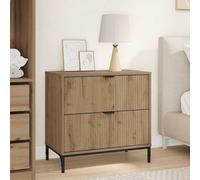 Bedside Table Artisan oak 63.5 x 36 x 61 cm Engineered wood